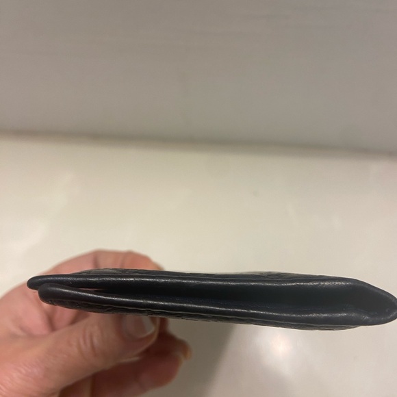 Gucci Wallet navy blue. Long micro GG wallet. Luxury leather - Picture 7 of 13